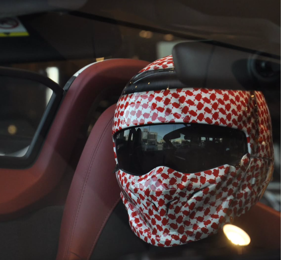 Double Crossed Helmet